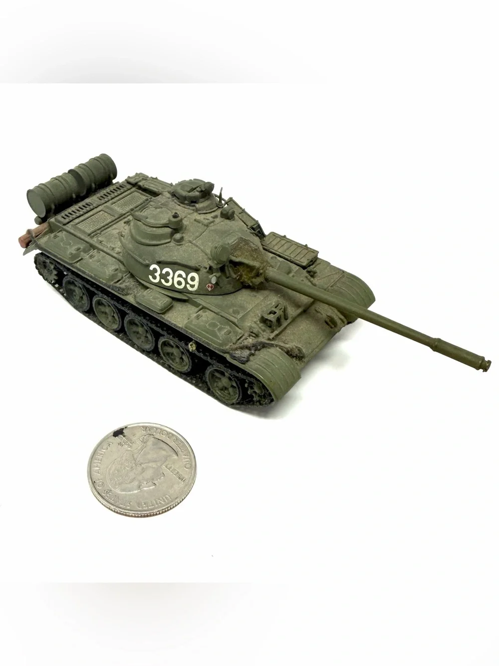 Hobby Master 1/72 Tank Ground Power T-55A Soviet Medium Tank 383 HG3301 USED